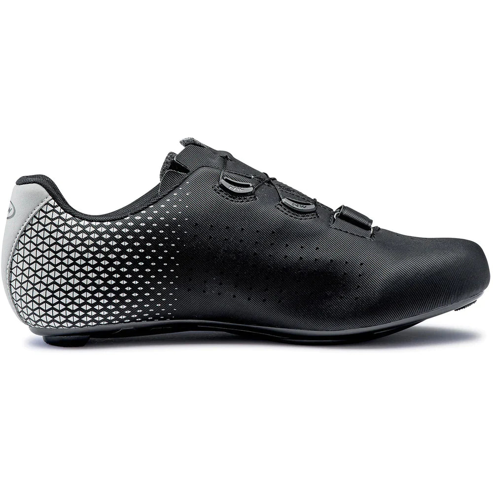 NORTHWAVE SHOES CORE PLUS 2 WIDE BLACK-SILVER