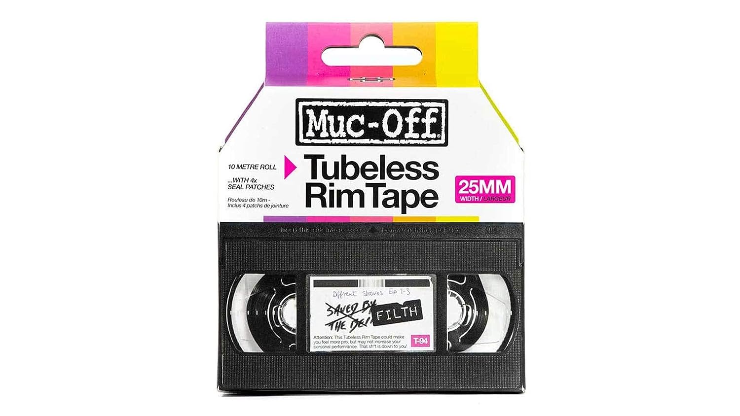 MUC-OFF TUBELESS RIM TAPE 10m Workshop Roll - 25mm Boxed