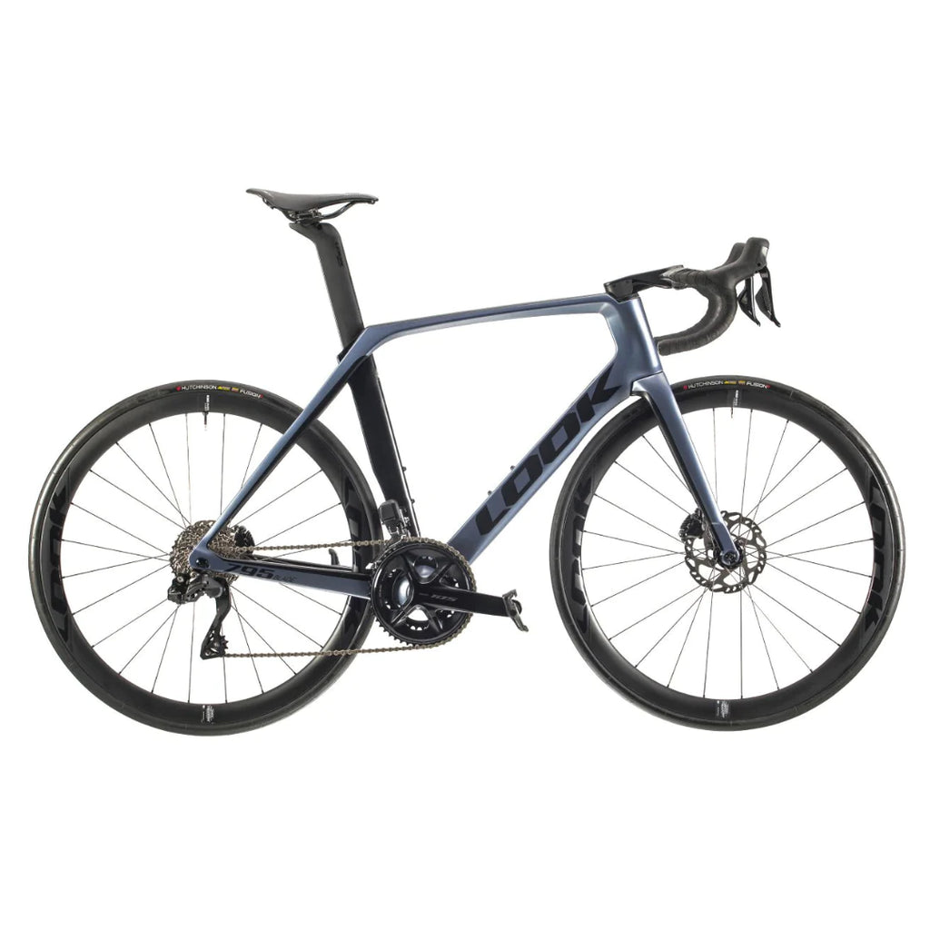 LOOK 795 BLADE 105 DI2 DISC ROAD BIKE GREY BLUE SATIN