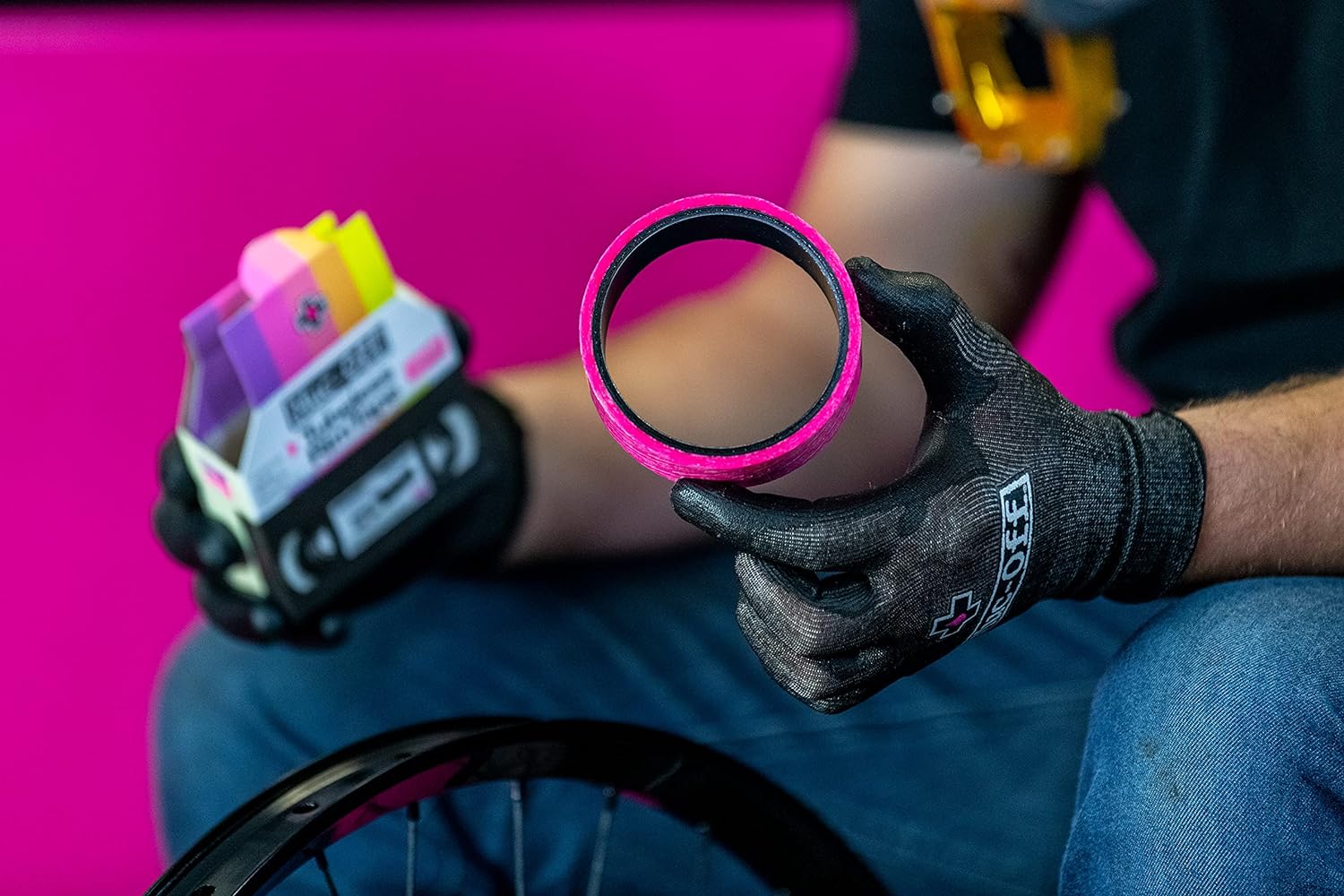 MUC-OFF TUBELESS RIM TAPE 10m Workshop Roll - 25mm Boxed