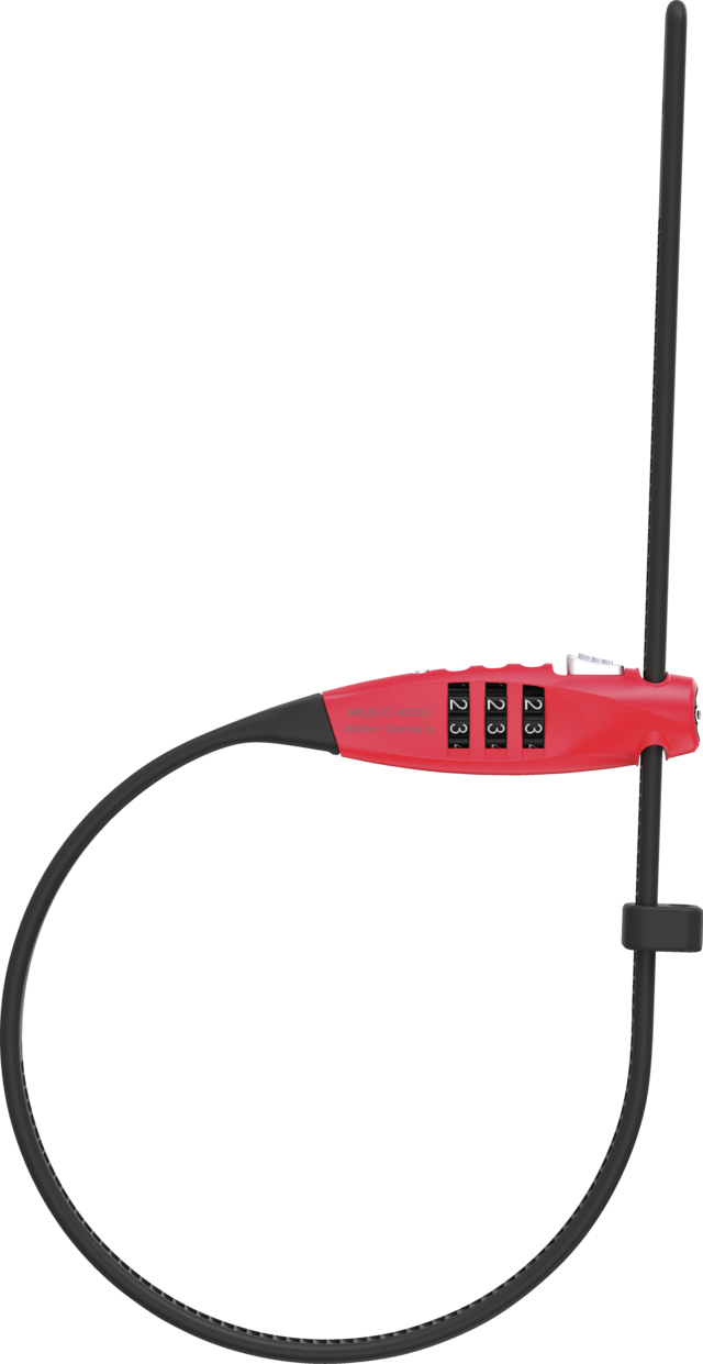 Abus Combiflex Travelguard Lock Red