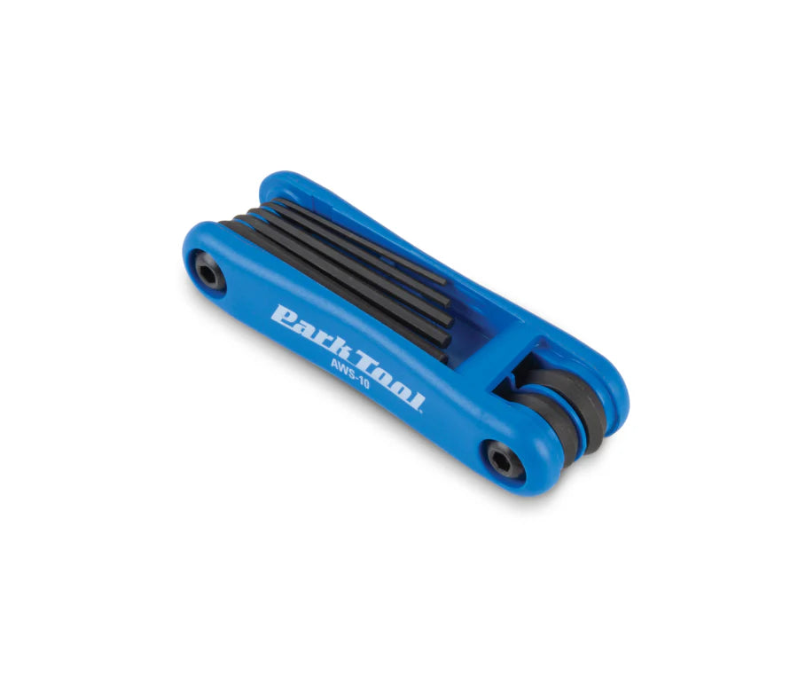 Park Tool AWS-10 Fold-up Hex Wrench Set (1.5mm to 6mm)