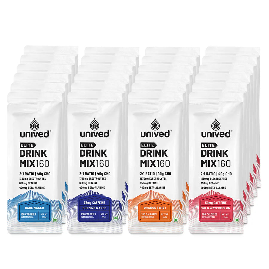 UNIVED ELITE DRINK MIX 160 (Buzzing Naked) 8 sachets per box