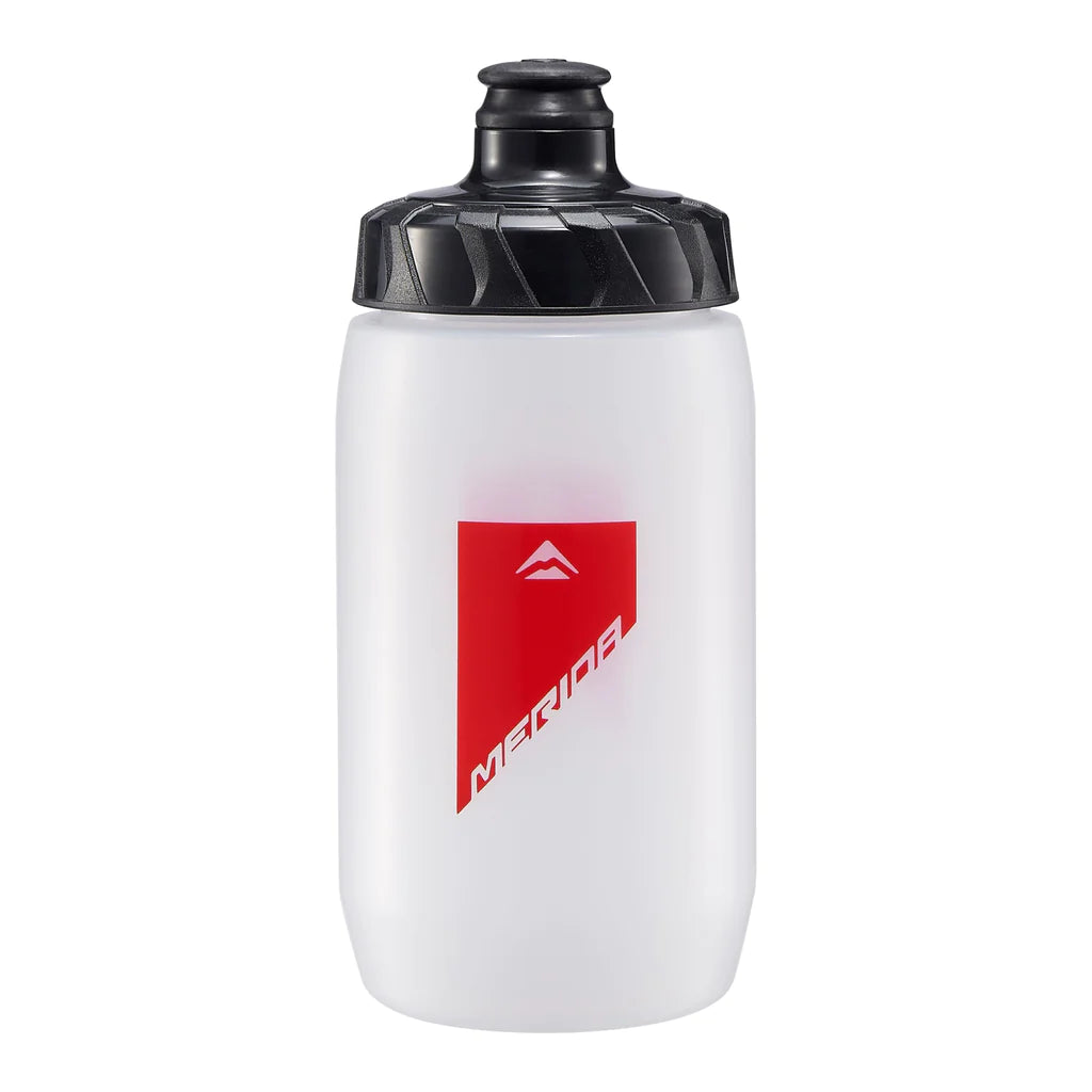 MERIDA BOTTLE TRANSPARENT CLASSIC 500 ML RED LOGO