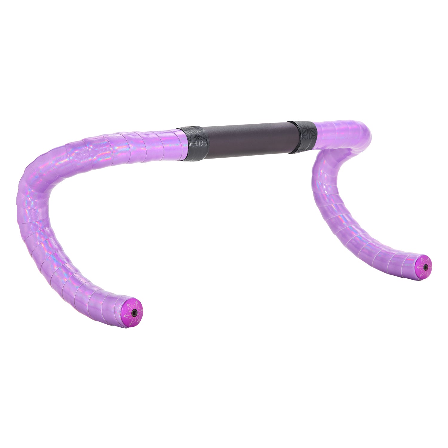 Supacaz Prizmatik Bar Tape With Ano Plugs – Purple Haze