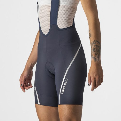 CASTELLI BIB SHORT VELOCISSIMA 3 SAVILE BLUE/SILVER