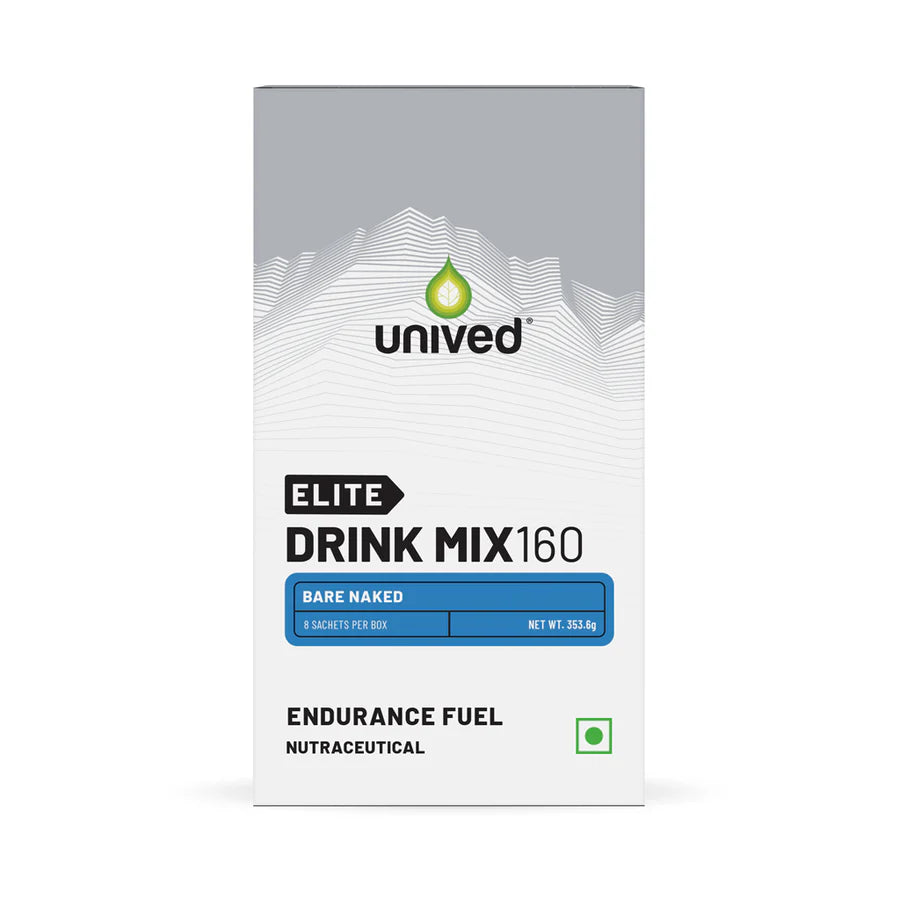 UNIVED ELITE DRINK MIX 160 (Bare Naked) 8 Sachets per box