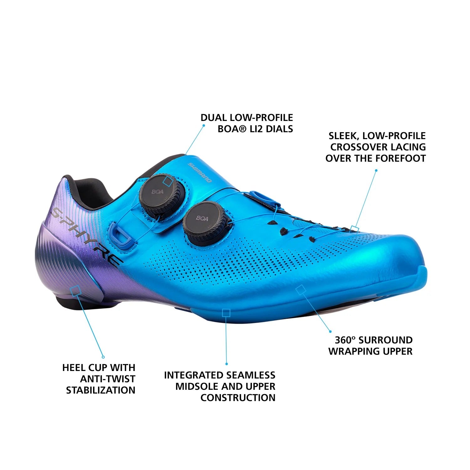 SHIMANO SHOES SH-RC903 BLUE ESHRC903MCB01S