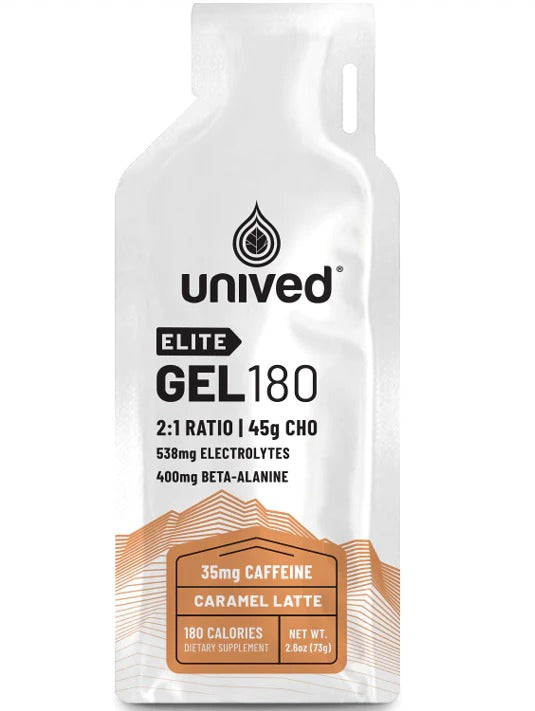 UNIVED ELITE GEL 180 (Caramel Latte) 6 Pack