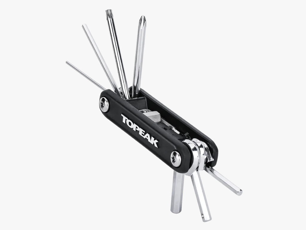 TOPEAK MULTITOOL X+FUNCTIONAL FOLDING TOOL WITHOUTBAG BLACK