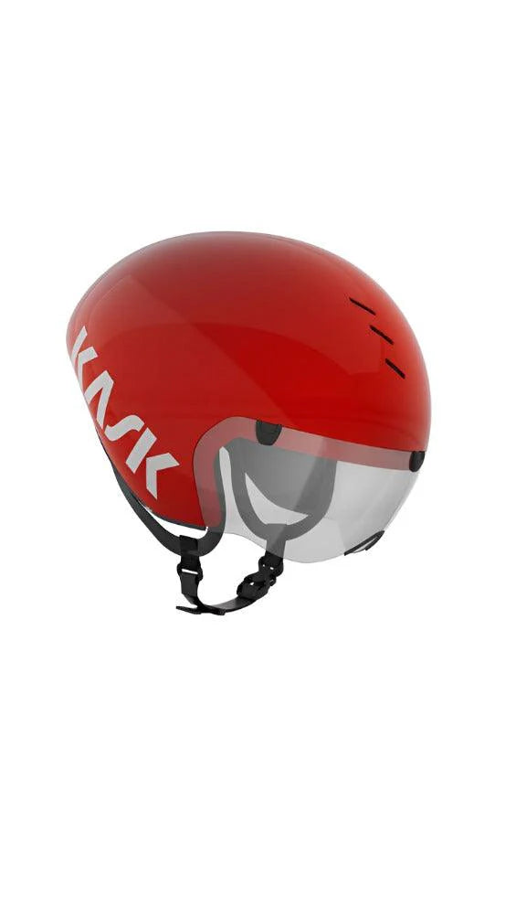 KASK BAMBINO PRO AERO ROAD CYCLING HELMET (RED)