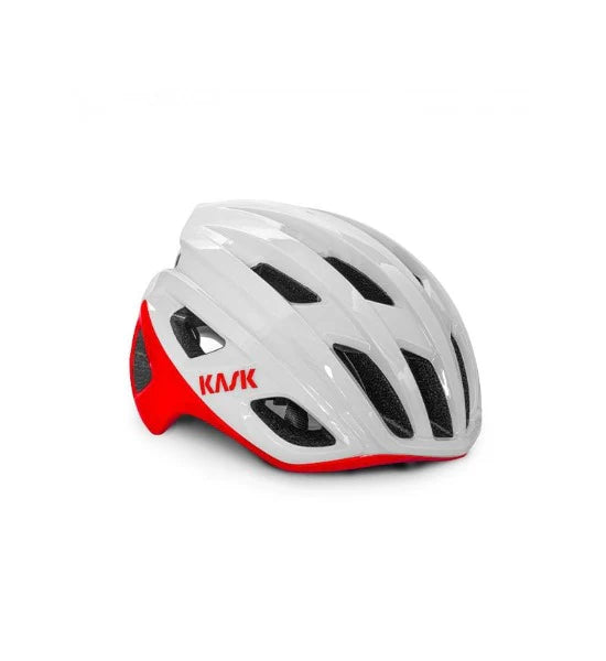 KASK MOJITO3 ROAD CYCLING HELMET (WHITE/RED)