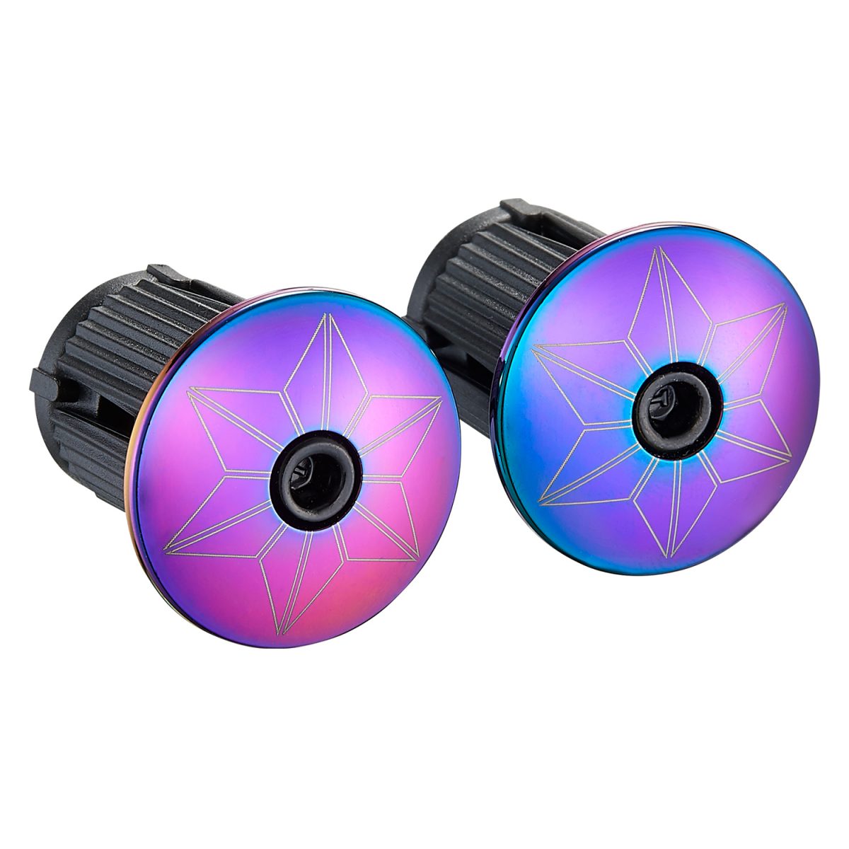 Supacaz Super Bling Bar Tape With Ano Plugs – Oil Slick