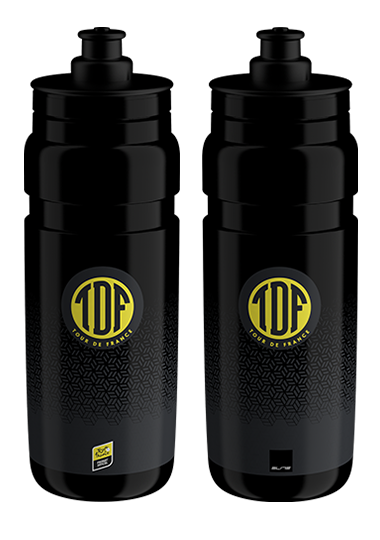 ELITE BOTTLE FLY TOUR DE FRANCE MAP BLACK 550ML
