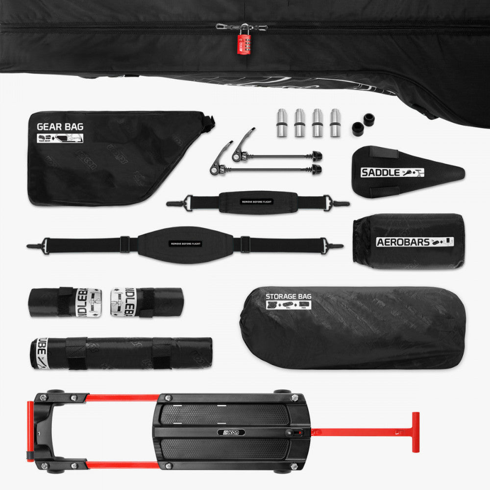 SCICON BIKE TRAVEL BAG FOR TT AEROCOMFORT 3.0  TSA BLACK