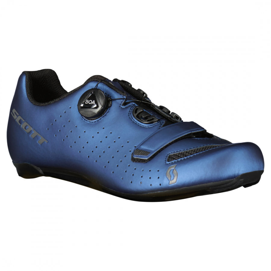 SCOTT SHOES COMP BOA METALLIC BLUE BLACK