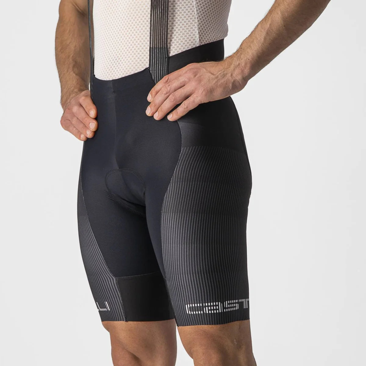 CASTELLI BIB SHORT FREE AERO RC PRO BLACK/WHITE