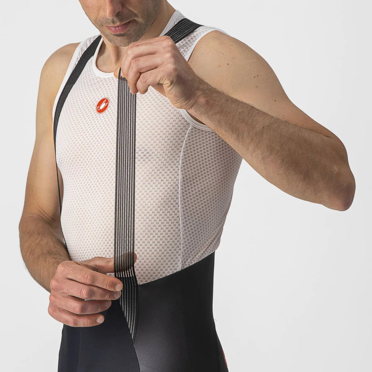 CASTELLI BIB SHORT FREE AERO RC PRO BLACK/WHITE