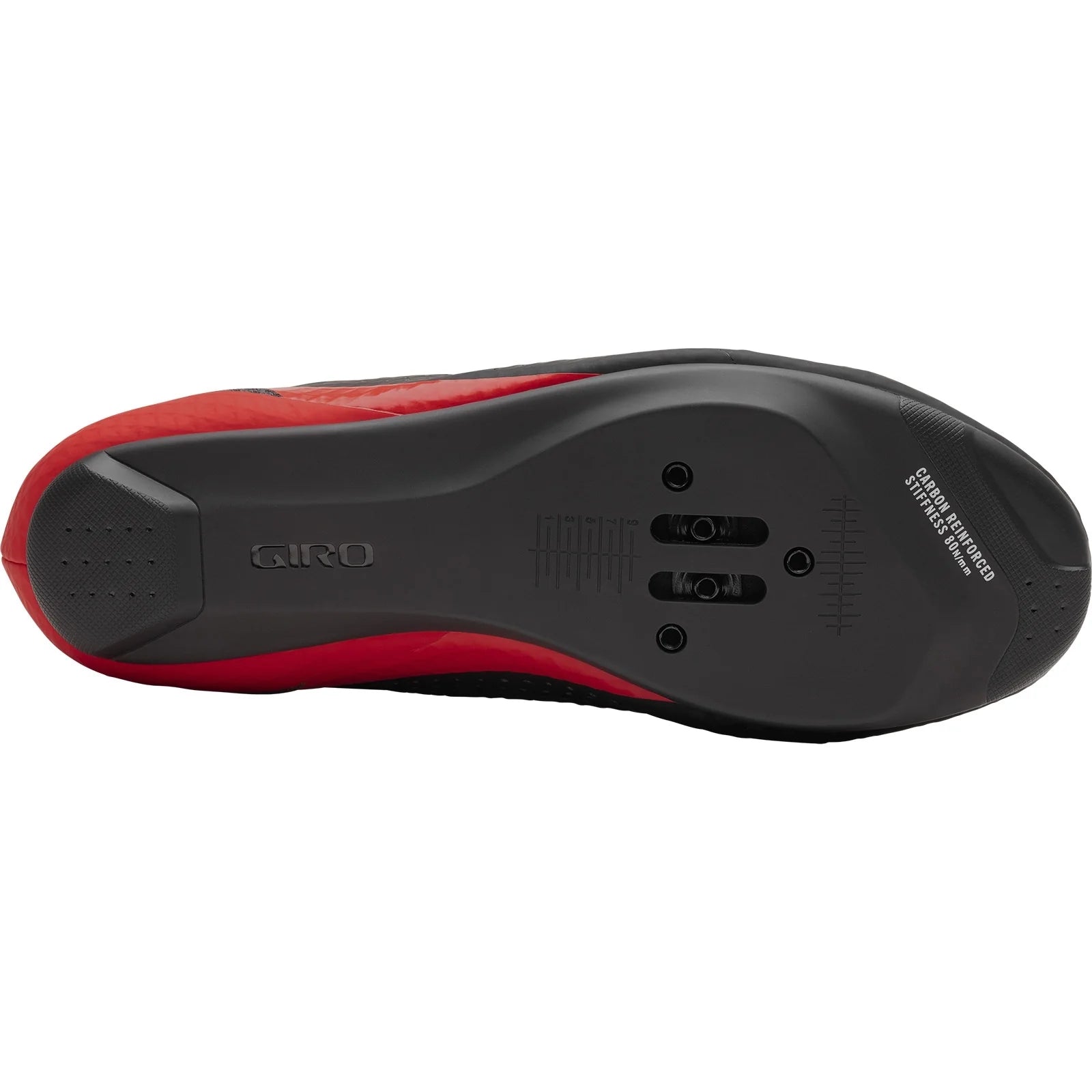 GIRO SHOES CADET BLACK-BRIGHT RED