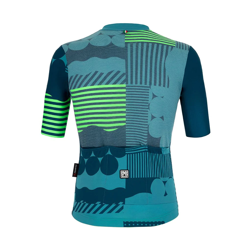 SANTINI JERSEY DELTA OPTIC FLUO GREEN