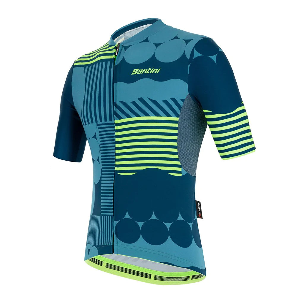 SANTINI JERSEY DELTA OPTIC FLUO GREEN