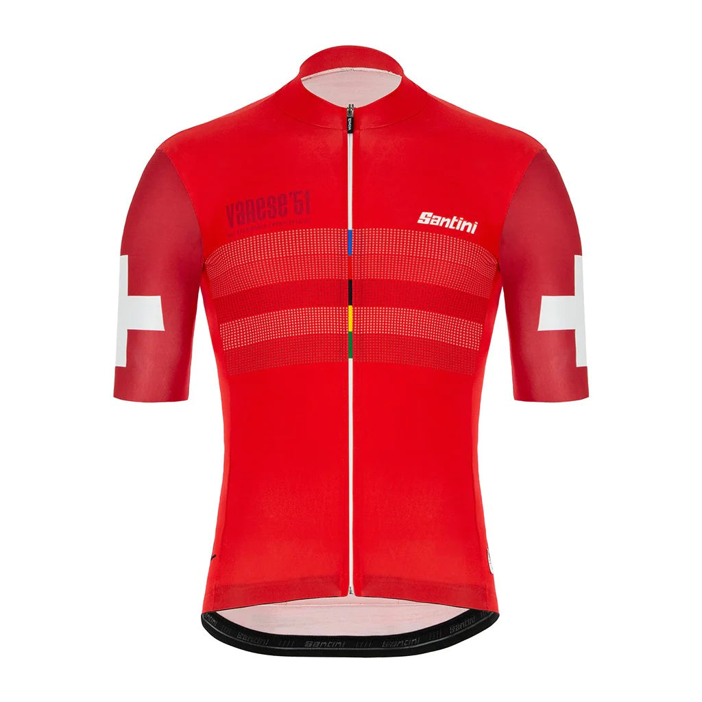 SANTINI JERSEY UCI GC VARESE 1951 XL RED