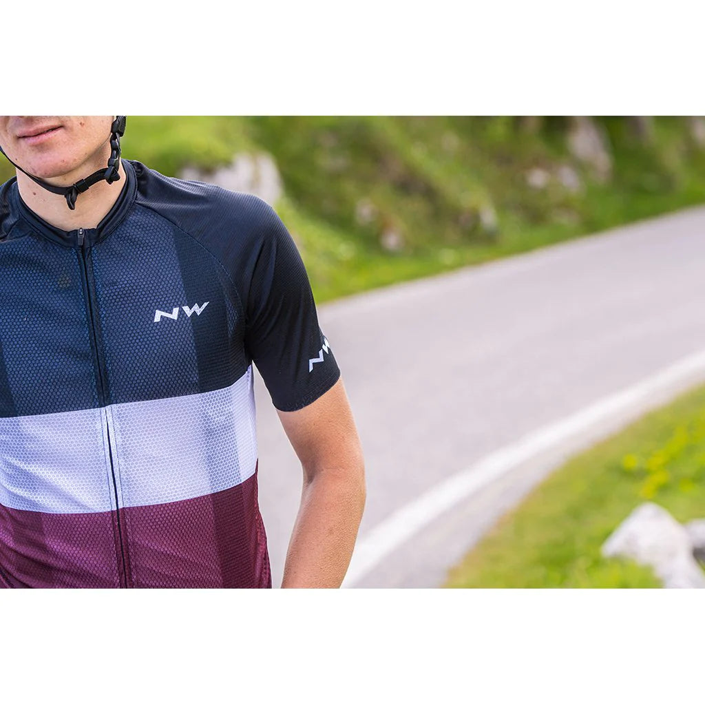 NORTHWAVE JERSEY BLADE AIR M BLACK/WHITE/PLUM