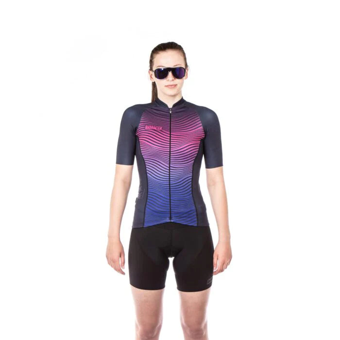 BIORACER VESPER JERSEY NAVY PINK