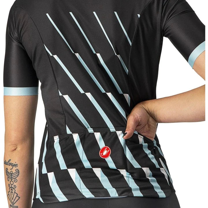 CASTELLI JERSEY PENDIO LIGHT BLACK/SKY