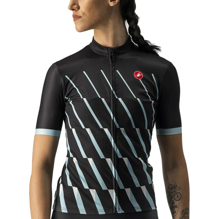 CASTELLI JERSEY PENDIO LIGHT BLACK/SKY