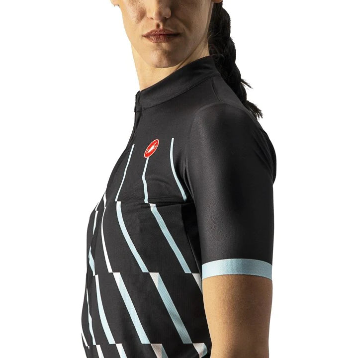 CASTELLI JERSEY PENDIO LIGHT BLACK/SKY